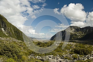 Tasman Glacier Valley