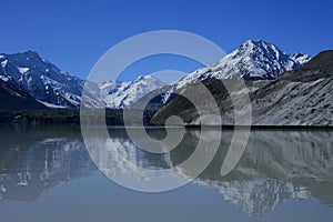 Tasman Lake, New Zealand.