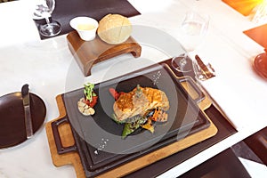 Tasmania Salmon, American Style Luxury Restuarant photo