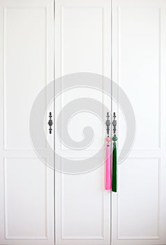 tassels with White cabinet