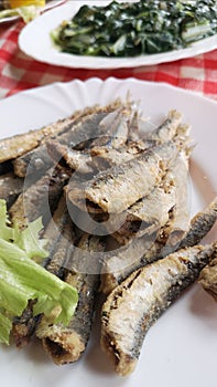 Taste of Croatia / Fried Anchovies and Silverbeet photo