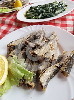 Taste of Croatia / Fried Anchovies and Silverbeet