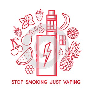 Taste of electronic cigarette