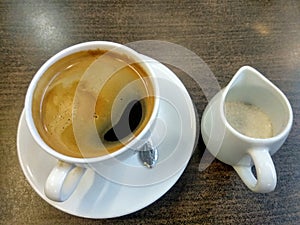 A Tasteful Of Americano Coffee Cup In Aceh