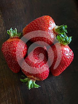 Tasty, beautiful, sweet strawberries