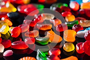 tasty bright jelly candies