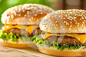 Tasty burger delicious fast food high quality food sandwich tomato cheese hamburger american lunch vegetable restaurant