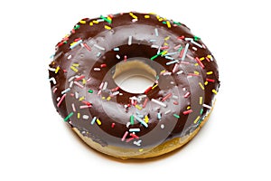 Tasty chocolate donut