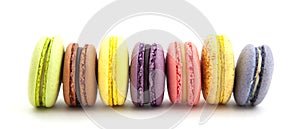 Tasty colorful macaroon