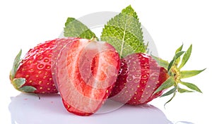 Tasty fresh strawberries
