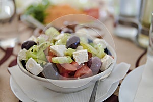 Tasty Greek salat