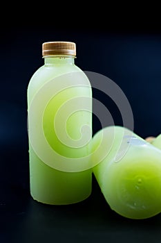 Tasty healthy guava juice bottles