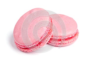 Tasty macaroons isolated