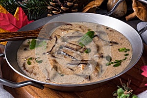 Tasty mushroom sauce