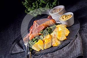 Tasty oldenburg gruenkohl