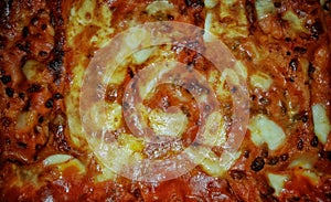 A tasty pan of lasagna