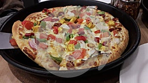 Tasty pan Veg paneer cheez  Pizza .  pizza, Very tasty pizza.