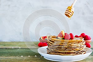 Sweet pancake tower