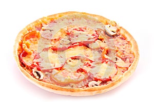 Tasty pizza isolated