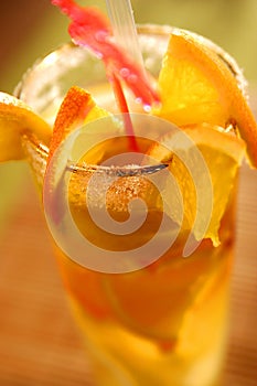 Tasty and refreshing cocktail