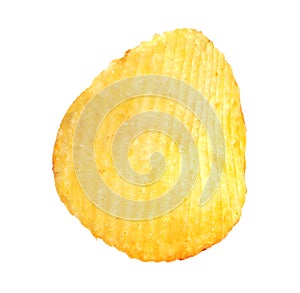 Tasty ridged potato chip