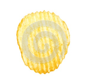 Tasty ridged potato chip