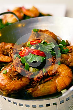 Tasty Sizzling Prawn