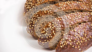 Tasty sliced rye bread