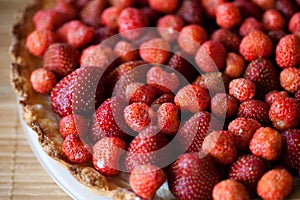 Tasty strawberry pie