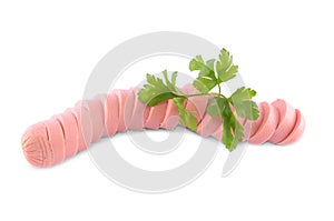 Tasty traditional pork sausages frankfurter