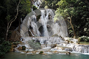 Tat Kuang Si Waterfalls luang prabang in Lao