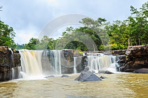 Tat Ton waterfall in Tat-Ton national park in Chaiyaphum provinc