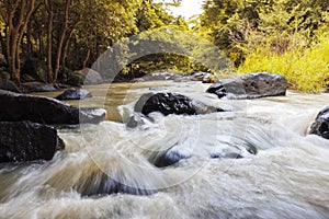 Tat Ton waterfall in Tat-Ton national park in Chaiyaphum provinc