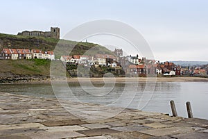 Tate Hill with St Marys Church, Whitby photo