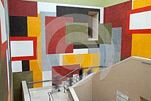 Tate Modern colour square patterns photo
