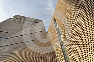 Tate Modern Tavatnik Building in London. unique structures