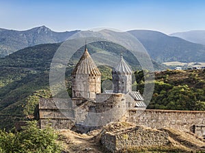 Tatev monastery-Armenian monastery complex of the late IX-early X centuries in Syunik region