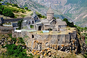 Tatev Monastery was an Armenian intellectual center where philosophers, musicians, painters, calligraphers, and monks lived