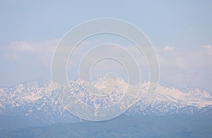 Tateyama mountain range nature background Toyama Japan