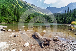 Tatliakovo lake in West Tatras, Slovakia