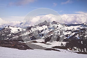 Tatoosh mountain range in Mount Rainier National Park