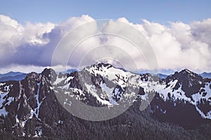 Tatoosh mountain range in Mount Rainier National Park