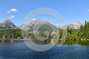 Tatra mountain in Slovakia autumn time