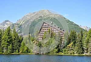 Tatra mountain in Slovakia autumn time