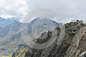 Tatra mountain in Slovakia autumn time