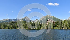 Tatra mountain in Slovakia autumn time