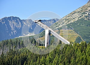 Tatra mountain in Slovakia autumn time