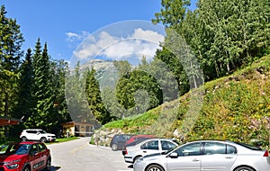 Tatra mountain in Slovakia autumn time