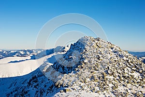 Tatry z Chopku, Slovensko