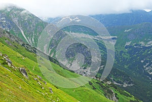 Tatra mountains landscape